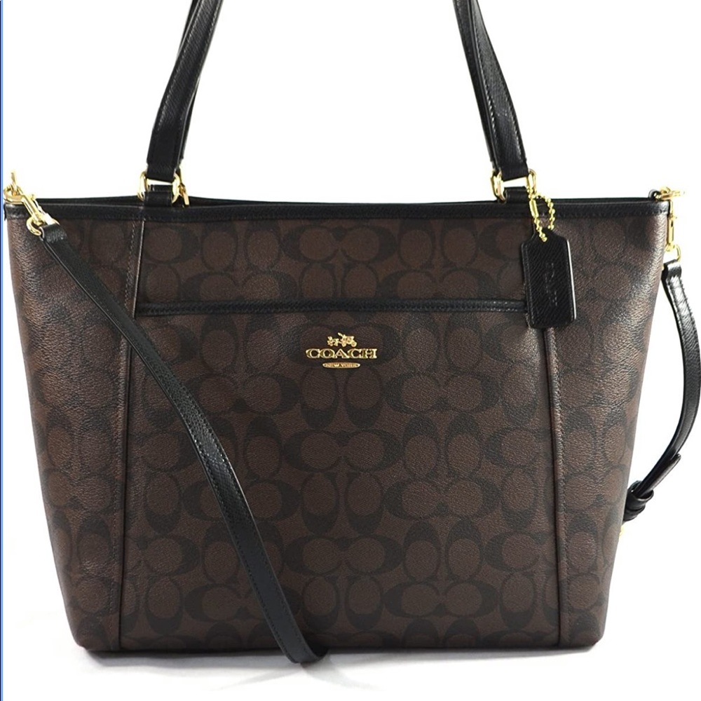 Coach Peyton Signature Pocket Tote